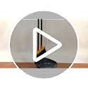 Long Handle Broom and Dustpan Set, Upright Standing Floor Sweeper for Home