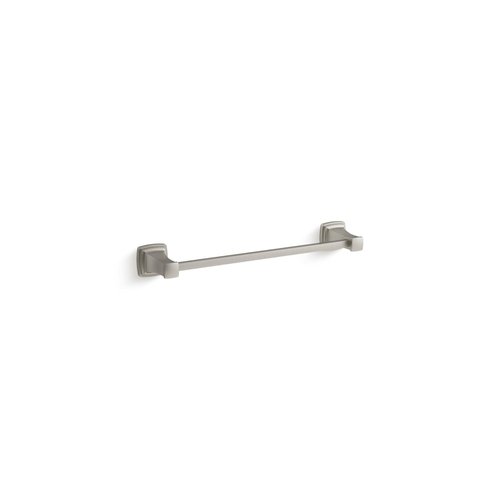 Kohler 27409-BN Riff® 18" Towel bar, Vibrant Brushed Nickel