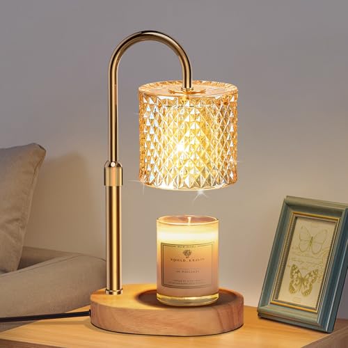 Candle Warmer Lamp with Timer & Adjustable Height for Home Fragrance