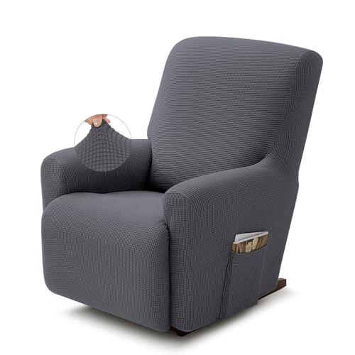 Stretch Recliner Chair Cover - Washable Dark Gray, Pet Friendly