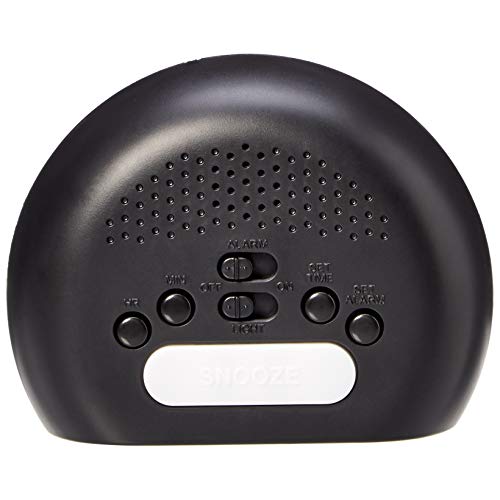 Amazon Basics Small Digital Alarm Clock with LED Display & Nightlight