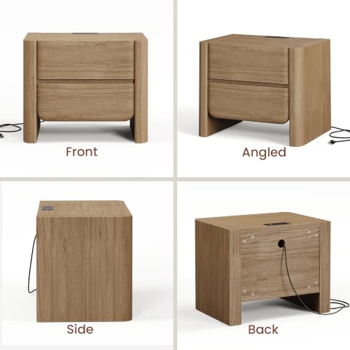 ModernMate 3-Piece Bedroom Furniture Set with Dresser & Nightstands, Walnut Finish