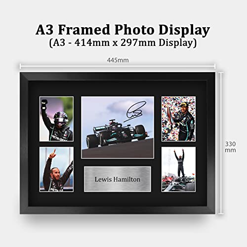 Formula 1 Racing Driver Framed Photo Montage Display 16 x 12 Inch