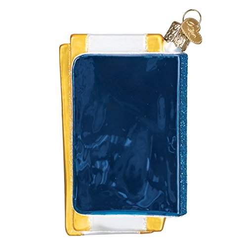 Handcrafted Glass Passport Christmas Tree Ornament for Travelers