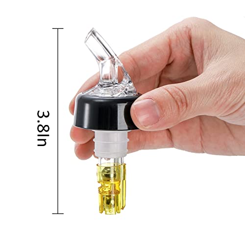 12 Pack Measured Liquor Bottle Pourers 1.5oz Automatic Jigger for Home Bar