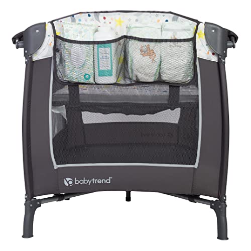 Baby Nursery Center with Bassinet Changing Table and Travel Bag