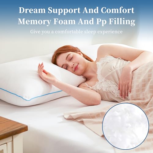 Full Body Pillow Insert - Adjustable Long Bed Pillow for Support