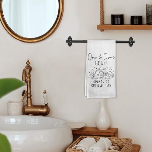 Oma Opa German Grandparents Kitchen Towels Gift Set 16x24in – Grandkids