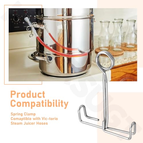 Spring Clamp for Steam Juicer Hose, Durable Replacement Part