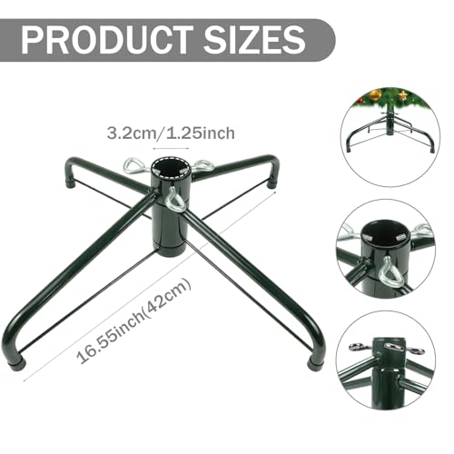 Heavy-Duty Folding Christmas Tree Stand for 3-7 ft Artificial Trees