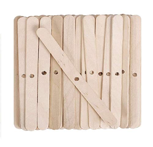 100pcs Wooden Candle Wick Holders - Centering Tools for Candle Making