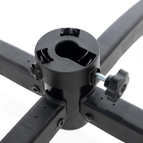 Universal Rolling Christmas Tree Stand with Locking Casters for Trees Up to 9ft