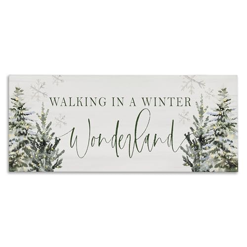 Winter Wonderland Trees Canvas Art by Stupell – 20 x 48 inches, gallery wrapped