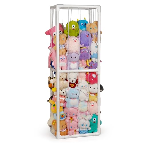 Stuffed Animal Storage Zoo Organizer - Vertical Plush Toy Holder Cage