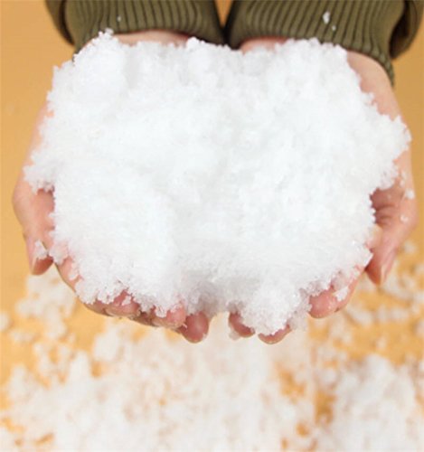 Instant Fake Snow Powder (40 Pack) - Reusable Artificial Snow for Holiday Decor