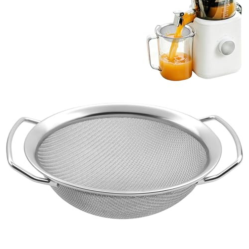 Stainless Steel Fine Mesh Juicer Strainer with Dual Handles