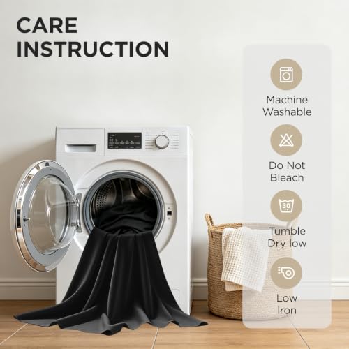 Blackout Curtains 96 Inch Long - Noise Reducing & Wrinkle-Free Drapes