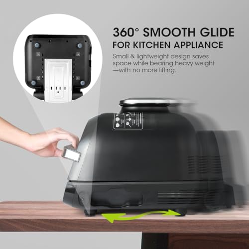 Self-Adhesive PTFE Appliance Sliders for Kitchen Countertops (8 Pack)