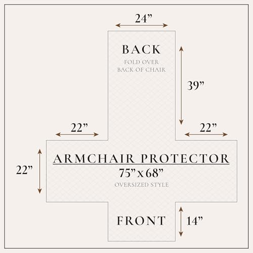 Reversible Patchwork Recliner Cover - Quilted Pet Furniture Protector (Taupe)
