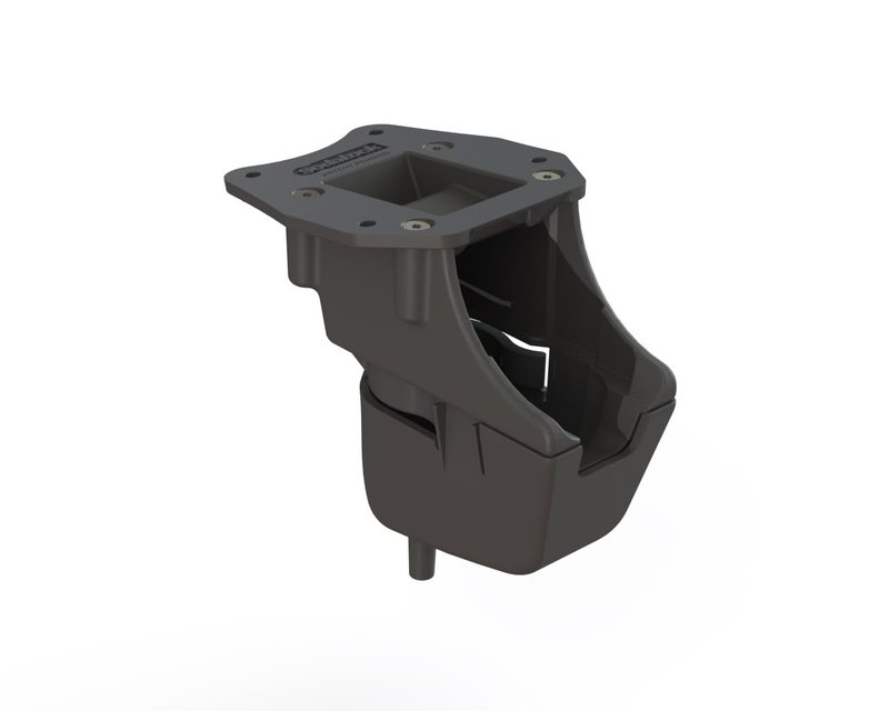 Soda Gun Holder SodaLock. Soda Guns NEVER FALL, easy clean drip tray.
