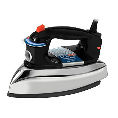 BLACK+DECKER Classic Steam Iron with Aluminum Soleplate and Auto Shutoff
