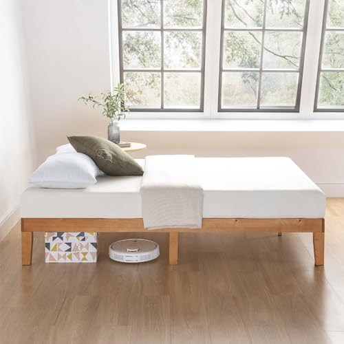 Mellow Naturalista Classic 12-Inch Solid Wood Queen Platform Bed