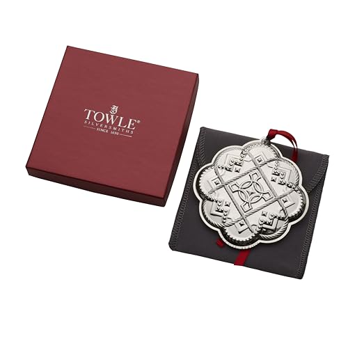 Towle 2024 Sterling Celtic Ornament 25th Edition – Gift Box, Velvet Pouch