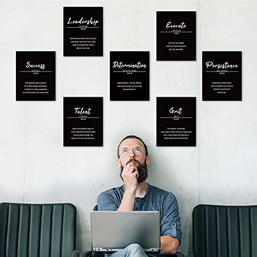 Outus 9 Inspirational Wall Art Prints, 8x10 Motivational Quote Posters
