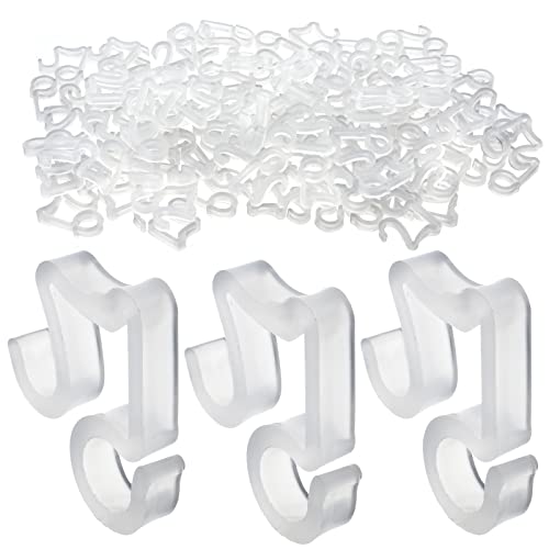 100-Pack Outdoor Light Clips for Gutters and Roof String Lights