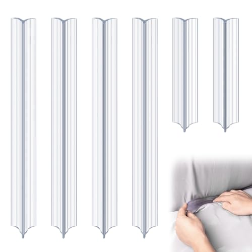 Silicone Sofa Slipcover Tuck Grips - Anti-Slip Couch Cover Anchors (6 Pack)