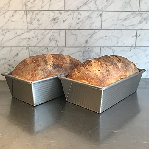 Nonstick Aluminized Steel Bread Loaf Pan, 1 LB Commercial Grade Bakeware