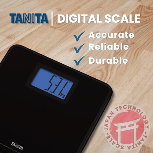 Digital Bathroom Weight Scale with Backlit LCD Display - 330 lb Capacity