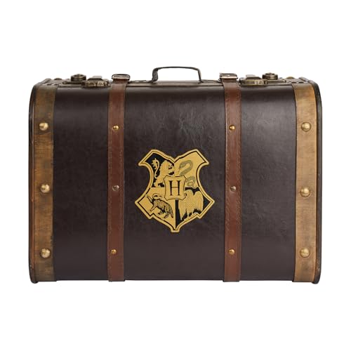 Harry Potter Hogwarts Large Storage Trunk - 17.5-Inch Decorative Wizarding Chest