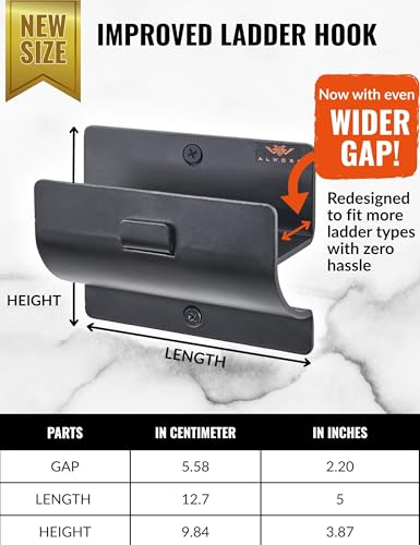Heavy Duty Garage Wall Hook for Ladders and Utility Tools