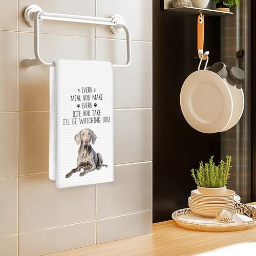 Weimaraner Variation Kitchen Towel 16x24 | OINDADE Weimaraner Gifts for Dog Lovers