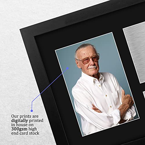 Framed Signed Printed Autograph Photo 8.5x11 Inch Display