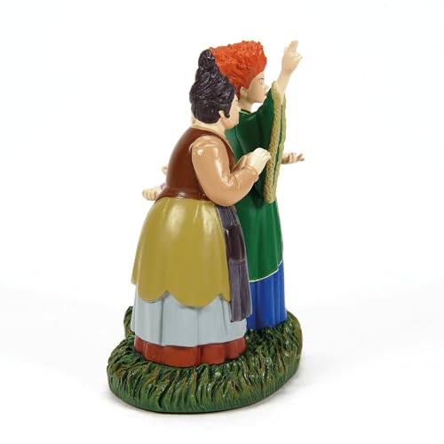 Sanderson Sisters Amok Figurine - Hand-Painted Halloween Village Decor, 3.78"