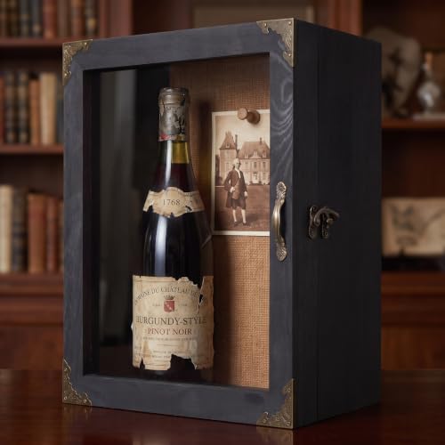 11x13 Deep Shadow Box Frame with Glass Door for Memorabilia and Keepsakes