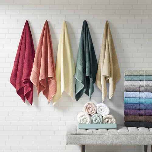 8-Piece 800GSM Cotton Bath Towel Set, Luxury Absorbent Spa Towels