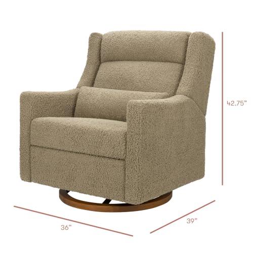 Extra-Wide Power Glider Recliner with Adjustable Headrest and USB Port