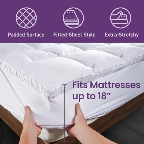 Queen Size Waterproof Mattress Protector with Plush Quilting