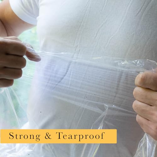 Heavy Duty Carpet Protection Film 36x500 Inch Self-Adhesive Clear Floor Guard