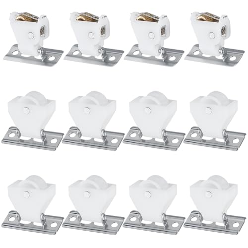 Roman Shade Cord Lock Mechanism Hardware Kit, 4-Set Swivel Pulley System