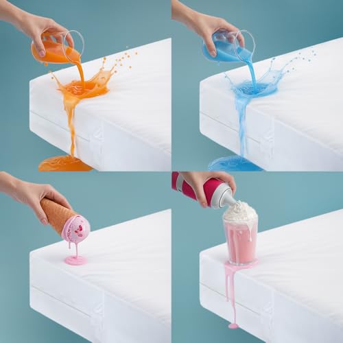Utopia Bedding Queen Size Mattress Protector Encasement Waterproof 6-Sided