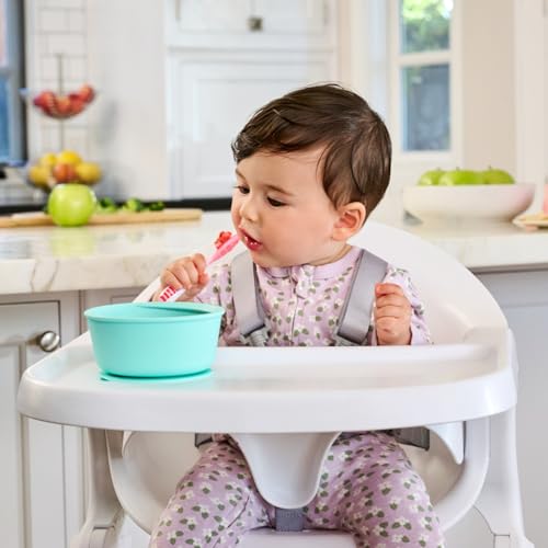Silicone Baby Training Spoons for Self Feeding and Weaning 3-Pack