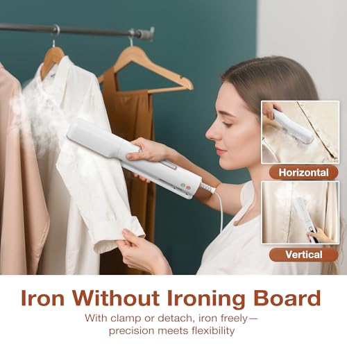 3-in-1 Portable Travel Iron & Clothes Steamer with Rotatable Head, 90ml