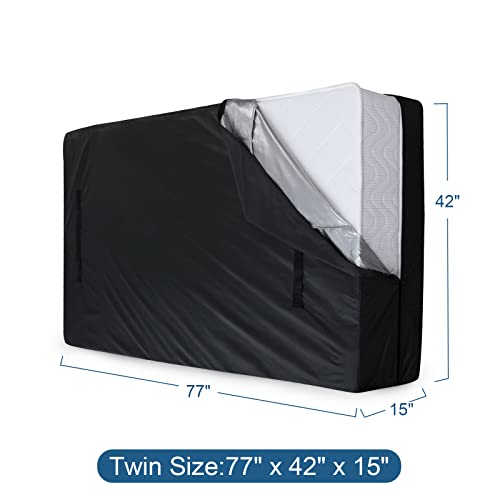 SPRINGSPIRIT Heavy Duty Waterproof Twin Mattress Bag for Moving & Storage
