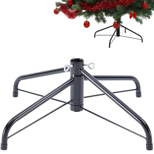 Heavy Duty Folding Christmas Tree Stand for 4-6 Ft Artificial Trees