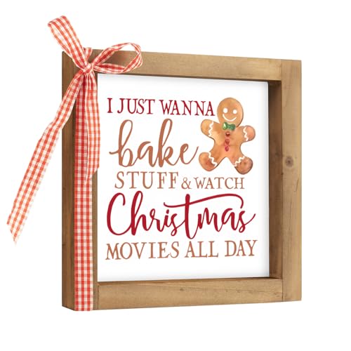 Gingerbread Christmas Sign for Tree, Table, Kitchen, Wall Decor