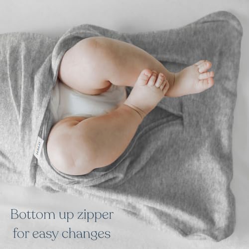 HALO 100% Cotton Sleepsack Swaddle, 3-Way Adjustable Wearable Blanket, TOG 1.5, Newborn 0-3 Months